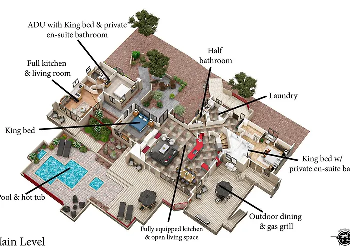 Prime Location With Saltwater Pool And Hot Tub! Holiday home